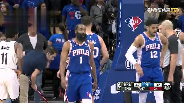【2022年03月11日 篮网vs76人集锦】兄弟？不存在！ 哈登野牛冲撞将杜兰特掀翻在地