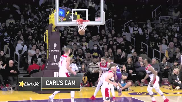 【2022年03月12日 奇才vs湖人集锦】破阵摧坚势不可挡 威少突然加速杀入上篮得手