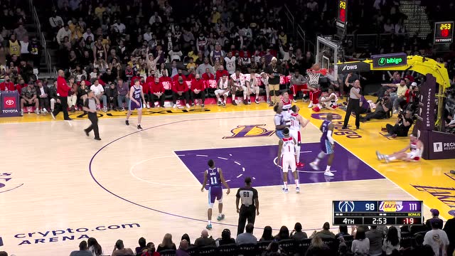 【2022年03月12日 奇才vs湖人集锦】奇才109-122湖人 詹姆斯再砍50分登顶得分榜第一