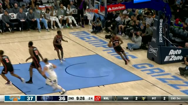 【2022年03月12日 尼克斯vs灰熊集锦】挡拆之后往外弹 杰克逊接球三分出手正中靶心