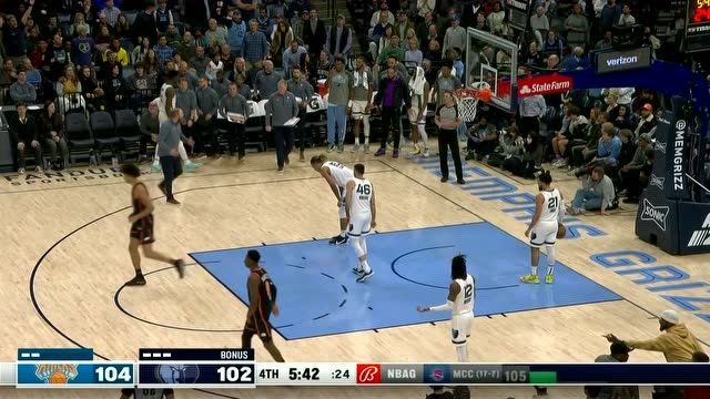 【2022年03月12日 尼克斯vs灰熊集锦】防守呢？奎克利追身三分百步穿杨气坏詹金斯教练