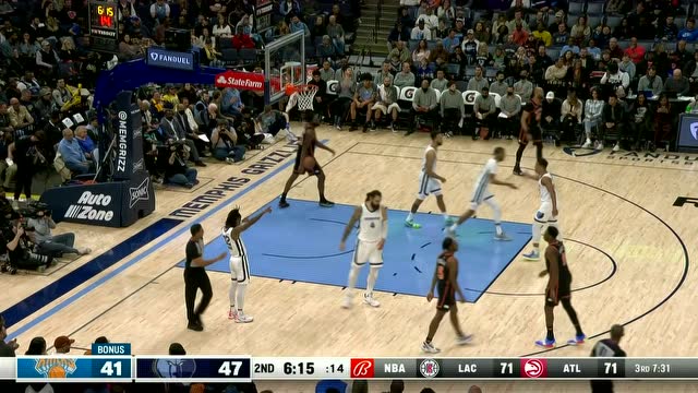 【2022年03月12日】尼克斯vs灰熊第2节中文解说回放