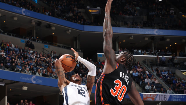 【2022年03月12日 尼克斯vs灰熊集锦】尼克斯114-118灰熊 兰德尔空砍36+12不敌莫兰特37+8