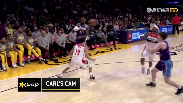 【2022年03月12日 奇才vs湖人集锦】詹姆斯声东击西不看人妙传 里弗斯接球上篮一气呵成
