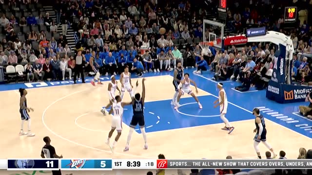 【2022年03月14日 灰熊vs雷霆集锦】莫兰特推进毫不贪功 助小贾伦·杰克逊反击三分一杆进洞