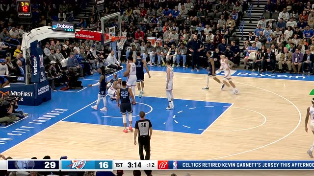 【2022年03月14日】灰熊vs雷霆第1节中文解说回放