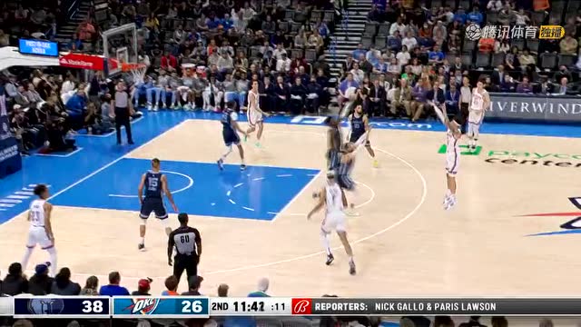 【2022年03月14日 灰熊vs雷霆集锦】腾空而起直冲九重天 贝兹利神兵天降送上单臂补扣