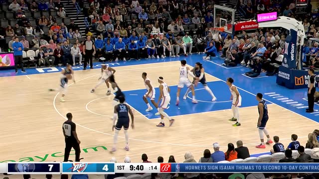 【2022年03月14日 灰熊vs雷霆集锦】三人围堵又如何！亚当斯篮下吃饼抗着防守霸王举鼎