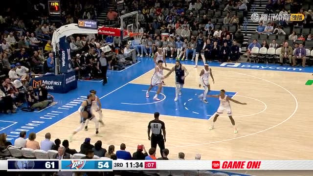 【2022年03月14日 灰熊vs雷霆集锦】莫兰特花式背传秀技 狄龙布鲁克斯直杀篮下暴力扣篮