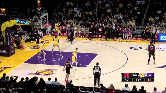 【2022年03月15日】猛龙vs湖人第3节中文解说回放