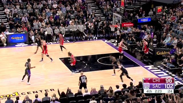 【2022年03月15日 公牛vs国王集锦】锁定胜局 萨博尼斯妙笔生花主公福克斯篮下建功