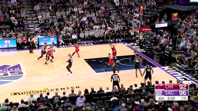 【2022年03月15日 公牛vs国王集锦】撤步干拔美如画 福克斯火力全开正中靶心