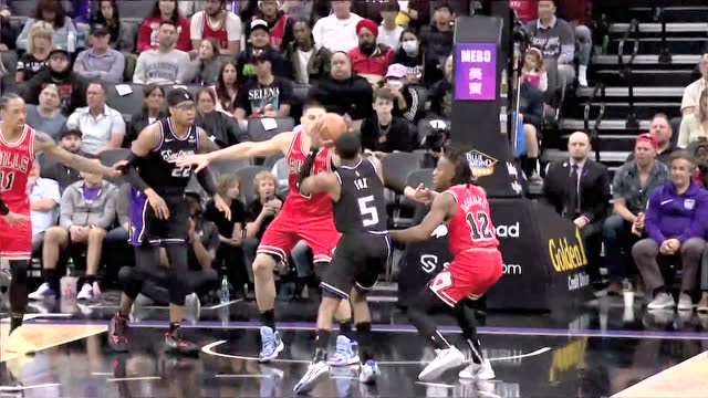 【2022年03月15日 公牛vs国王集锦】灵蛇出洞犀利突破 福克斯热刀切黄油突破抛投