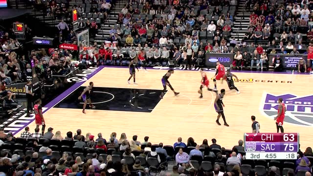 【2022年03月15日 公牛vs国王集锦】长驱直入势不可挡 拉文强打霍姆斯小抛投建功