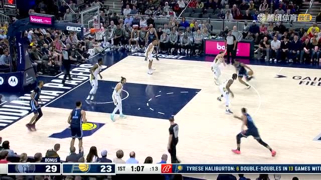 【2022年03月16日 灰熊vs步行者集锦】演起二人转 梅尔顿贝恩互相喂饼