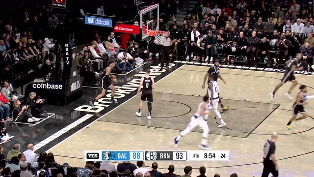 【2022年03月17日 独行侠vs篮网集锦】一波9-0迫近比分 丁威迪倚着防守强硬上篮