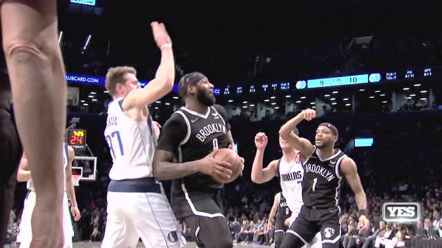 【2022年03月17日 独行侠vs篮网集锦】我就是planB！德拉蒙德顶着东契奇眼疾手快补篮命中还有加罚