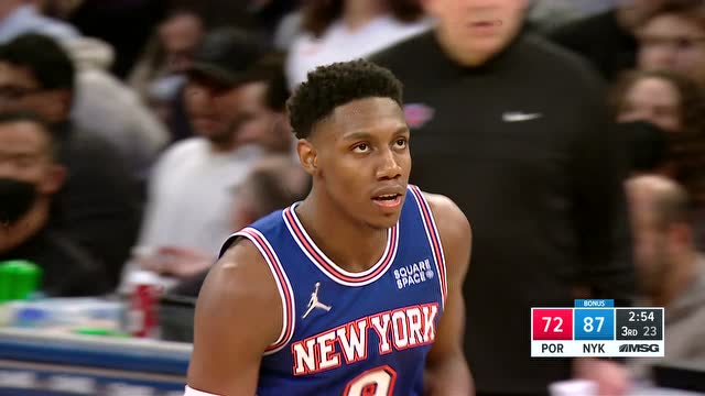 【2022年03月17日 开拓者vs尼克斯集锦】开拓者vs尼克斯精华回放 尼克斯轻取开拓者结束连败