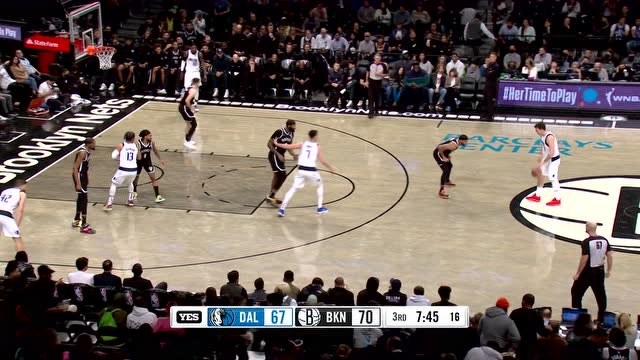 【2022年03月17日 独行侠vs篮网集锦】神仙打架！东契奇写意三分空心入网杜兰特干拔三分回应answer ball