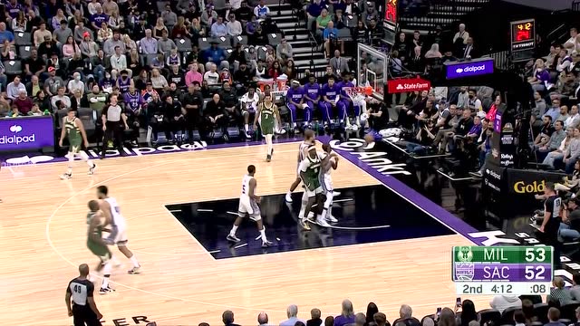 【2022年03月17日 雄鹿vs国王集锦】拿出看家本领 米德尔顿跳投连砍5分