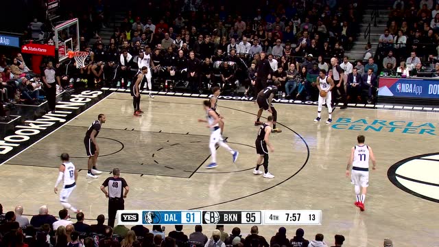 【2022年03月17日 独行侠vs篮网集锦】自己投也是未尝不可 丁威迪原地三分出手面杀德拉蒙德