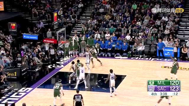 【2022年03月17日 雄鹿vs国王集锦】福克斯急停后仰2+1 霍乐迪冷血三分扳平