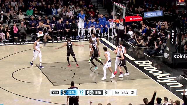 【2022年03月17日 独行侠vs篮网集锦】包夹他是要付出代价的 杜兰特果断分球爱德华兹三分穿针