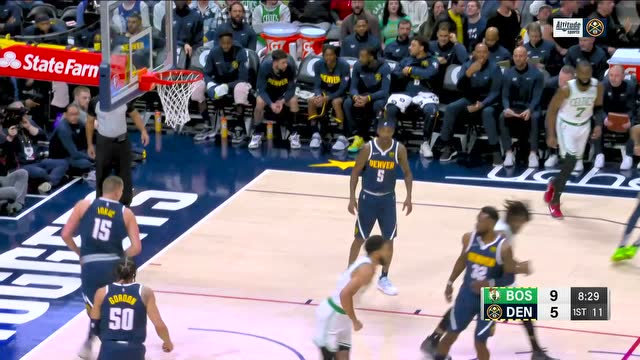 【2022年03月21日 凯尔特人vs掘金集锦】塔图姆假投真传直接送空接 罗威心领神会高空作业