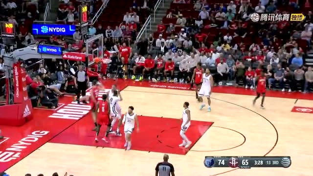 【2022年03月21日 灰熊vs火箭集锦】单枪匹马勇闯敌营 申京无视三人防守单臂劈扣