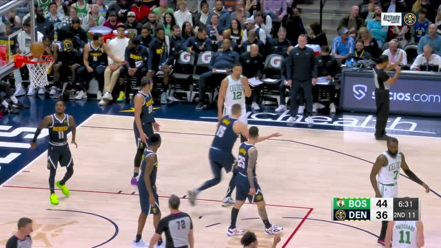 【2022年03月21日 凯尔特人vs掘金集锦】我在就管不住自己的手呢？约基奇身手干扰目送布朗打成2+1