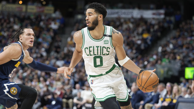 【2022年03月21日 凯尔特人vs掘金集锦】凯尔特人124-104掘金 塔图姆布朗分别砍下30分力压约基奇23+8