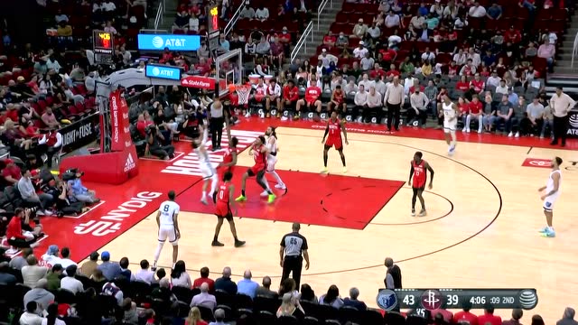 【2022年03月21日 灰熊vs火箭集锦】飘逸突破蝴蝶穿花 琼斯连过两人抛投打进2+1