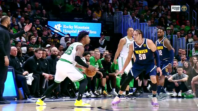 【2022年03月21日 凯尔特人vs掘金集锦】约基奇：我才不当背景帝 塔图姆滑翔劈扣约老师都来不及躲