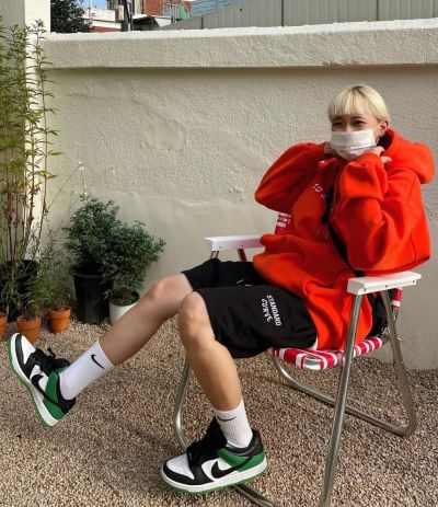 AirJordan 1 Low White Black Mystic Green