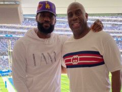 美媒对比詹姆斯魔术师生涯成就：魔术师5冠 詹姆斯4成就优势明显