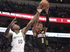 独行侠时隔10年横扫火箭！榜眼仅8分 东契奇伤停双枪54分