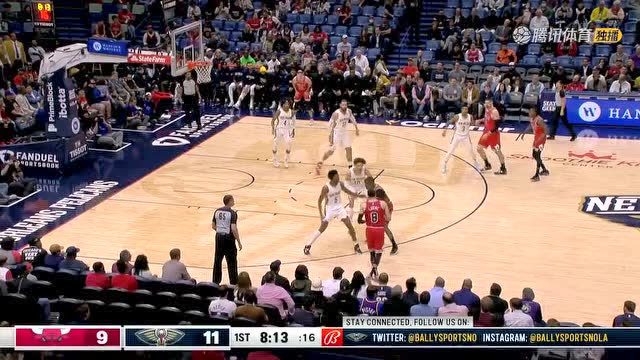 【2022年03月25日 公牛vs鹈鹕集锦】手感滚烫无法阻挡 拉文单节狂轰16分