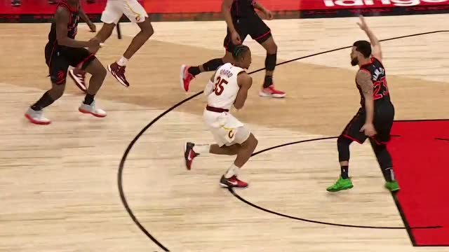 【2022年03月25日 骑士vs猛龙集锦】想得分先过我这一关 阿奴诺比追身大帽扇晕奥科罗