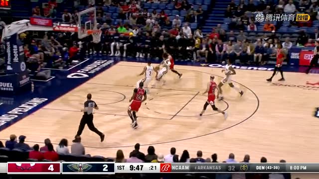 【2022年03月25日 公牛vs鹈鹕集锦】拉文抢断反击轻取两分 CJ借挡拆跳投还以颜色