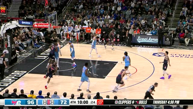 【2022年03月26日 76人vs快船集锦】还是熟悉的配方 登哥变向突破挂人抛投命中