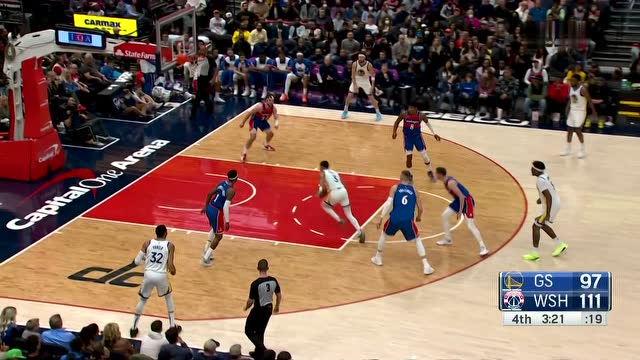 【2022年03月28日 勇士vs奇才集锦】锁定最佳进球！普尔连过三人飘逸上篮