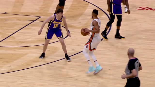 【2022年03月28日 湖人vs鹈鹕集锦】强硬！！！CJ点名单吃里夫斯