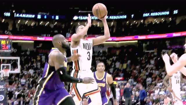 【2022年03月28日 湖人vs鹈鹕集锦】欲哭无泪 詹姆斯干扰球葬送比赛