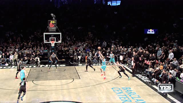 【2022年03月28日 黄蜂vs篮网集锦】马丁0.2秒出手三分压哨入网 空位蓄力致命三分给篮网重击