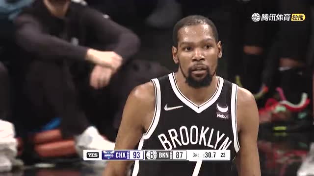 【2022年03月28日 黄蜂vs篮网集锦】黄蜂vs篮网精华回放 杜兰特空砍27分三球33+9率队逆转篮网