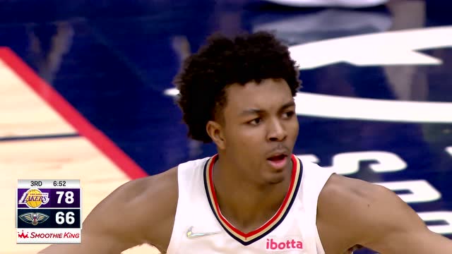 【2022年03月28日 湖人vs鹈鹕集锦】表情太张狂也吃T 墨菲霸气补扣太狂被裁判吹犯规