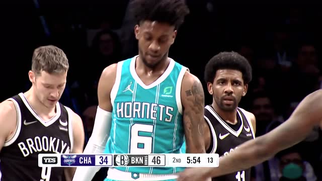 【2022年03月28日 黄蜂vs篮网集锦】牛死了！麦克丹尼尔斯禁区制霸一回合连抢仨篮板