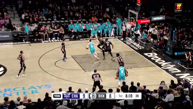 【2022年03月28日 黄蜂vs篮网集锦】塞斯库里身后送大帽 杜兰特默契配合击地助飞布朗挂筐暴扣