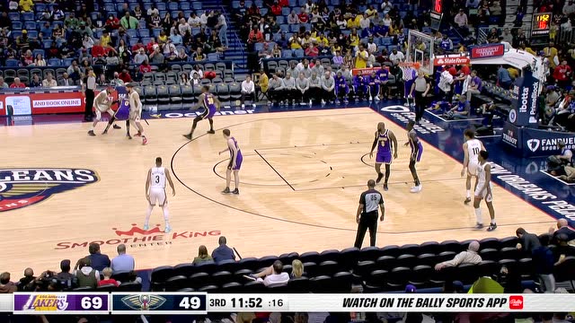 【2022年03月28日 湖人vs鹈鹕集锦】赫比特·琼斯vs湖人集锦 全场16分 6记抢断成外线死亡大闸