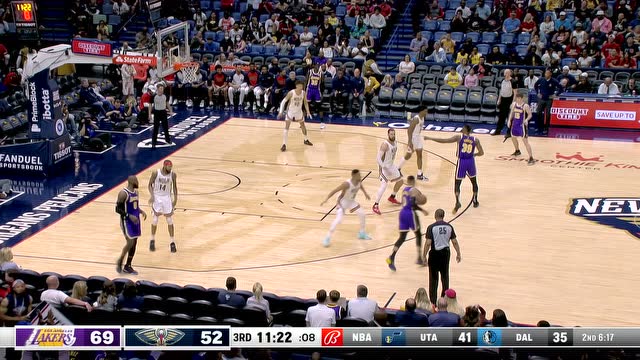 【2022年03月28日 湖人vs鹈鹕集锦】厮杀鹈鹕内线！威少妙笔生花连线加布里埃尔